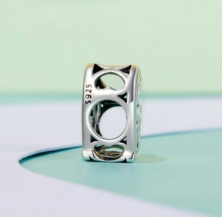 Charms do Pandora Pies  serce pupil SREBRO próba s925