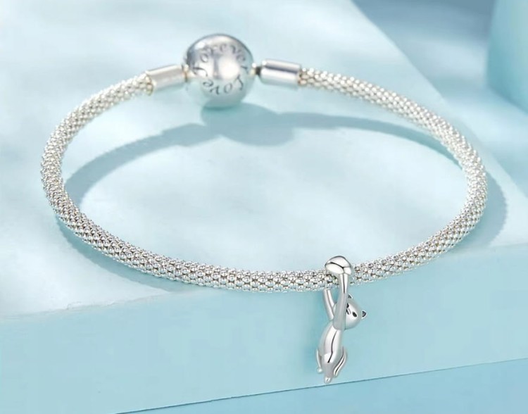 Charms do pandora Kot SREBRO próba s925