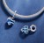 Charms do Pandora Serce Oceanu Błękitne SREBRO próba s925