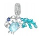 Charms do Pandora Krab i wodorosty ocean SREBRO próba s925