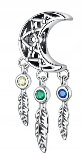 Charms do Pandora Łapacz Snów Księżyc SREBRO próba s925