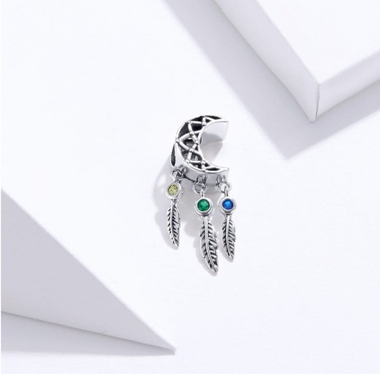 Charms do Pandora Łapacz Snów Księżyc SREBRO próba s925