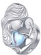 Charms do Pandora Serce Mama i  Dziecko narodziny dziecka SREBRO próba s925