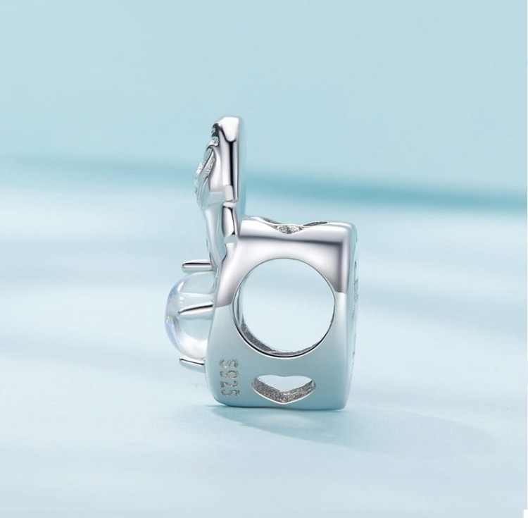 Charms do Pandora Serce Mama i  Dziecko narodziny dziecka SREBRO próba s925
