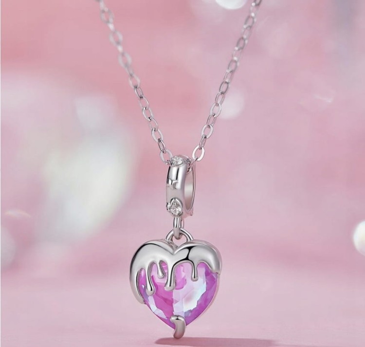 Charms do Pandora Topniejące Serce SREBRO próba s925