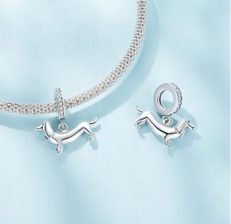 Charms do Pandora Pies Jamnik SREBRO próba s925
