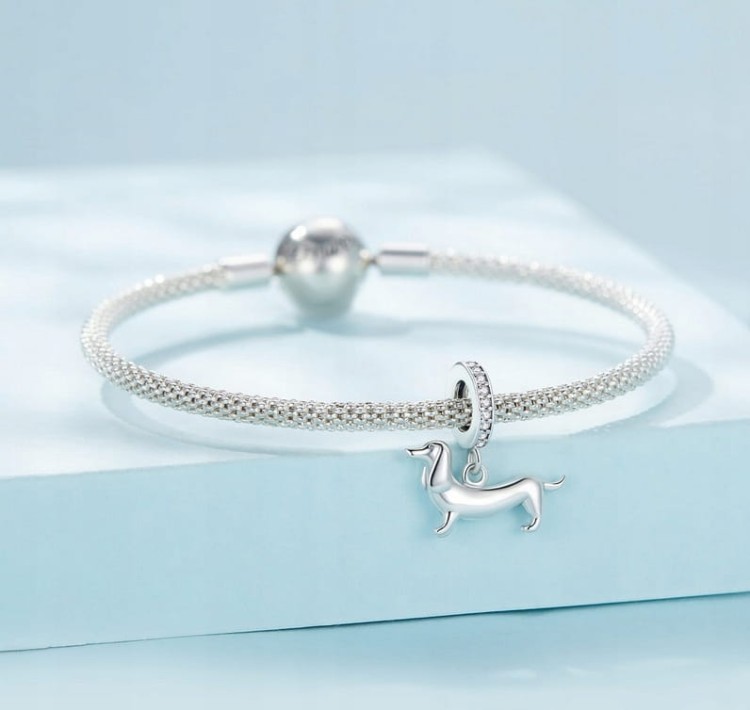 Charms do Pandora Pies Jamnik SREBRO próba s925