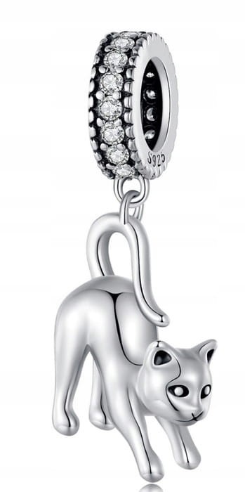 Charms do Pandora Kot Pupil SREBRO próba s925