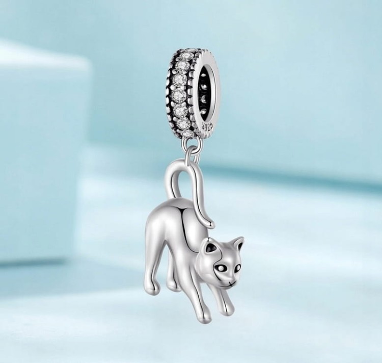 Charms do Pandora Kot Pupil SREBRO próba s925