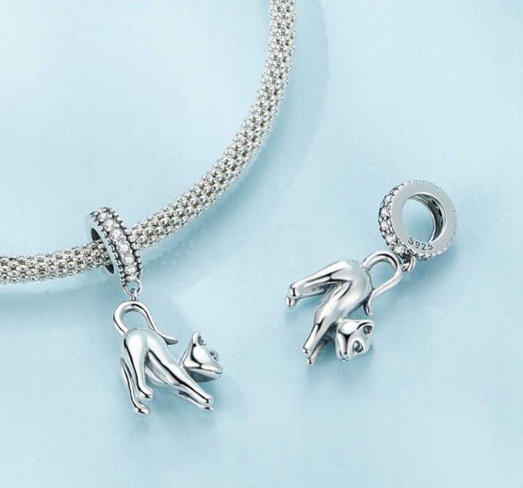 Charms do Pandora Kot Pupil SREBRO próba s925