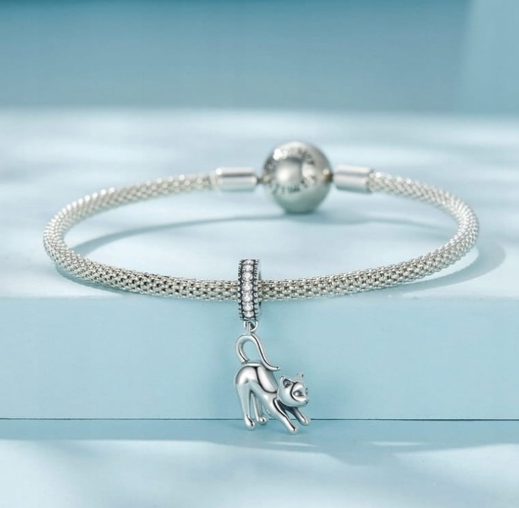 Charms do Pandora Kot Pupil SREBRO próba s925