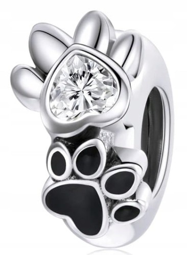 Charms do Pandora Stoper Łapki SREBRO próba  s925