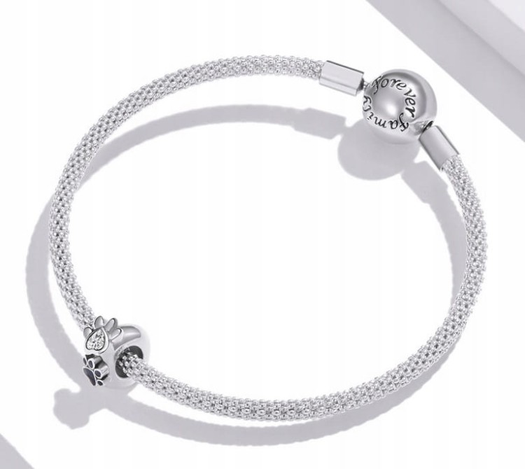 Charms do Pandora Stoper Łapki SREBRO próba  s925