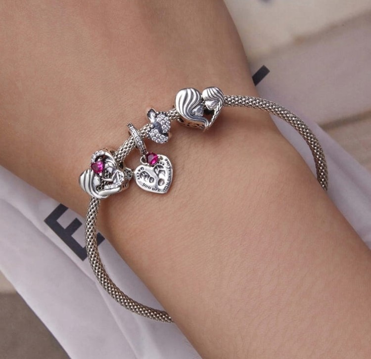 Charms do Pandora stoper stópki narodziny dziecka SREBRO próba  s925