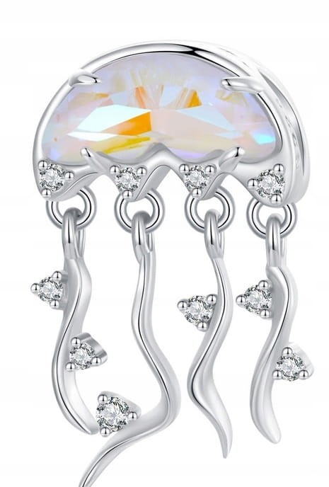 Charms do Pandora Opalizująca Meduza cyrkonie SREBRO próba s925