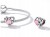 Charms do Pandora  srebrna opalizujące serce SREBRO próba s925