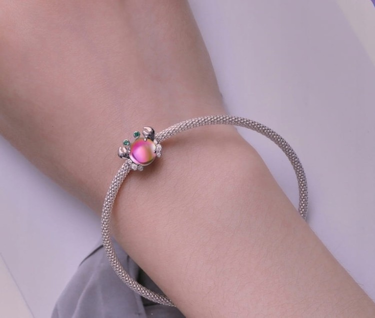 Charms do Pandora tęczowy KRAB srebrny SREBRO próba s925