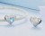 Charms do Pandora serce ze skrzydłami anioła srebrny SREBRO próba  s925