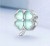 Charms do Pandora Zielona Koniczynka szczęście  SREBRO próba  s925