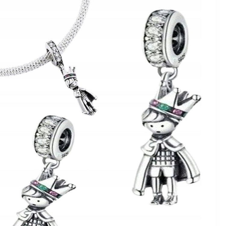 Charms do Pandora Mały Książę Chłopiec SREBRO próba s925