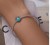Charms do Pandora Turkusowy morski  SREBRO próba  s925