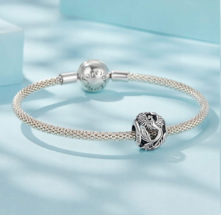 Charms do Pandora  ptak FENIKS  SREBRO próba s925
