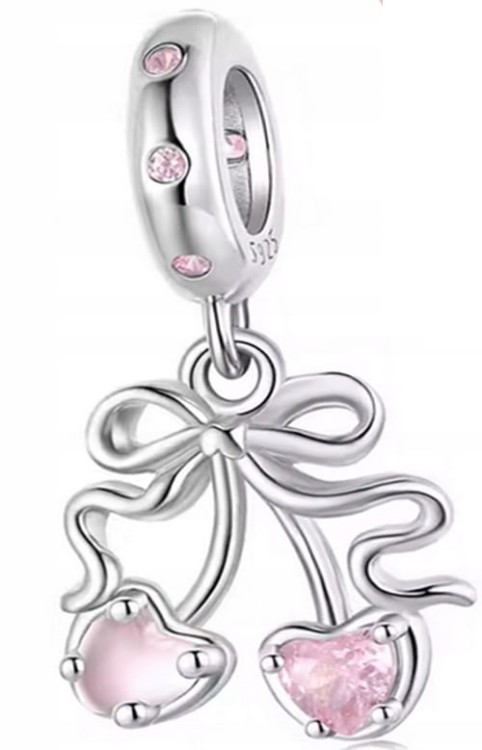 Charms do Pandora dwie wiśnie SREBRO próba s925