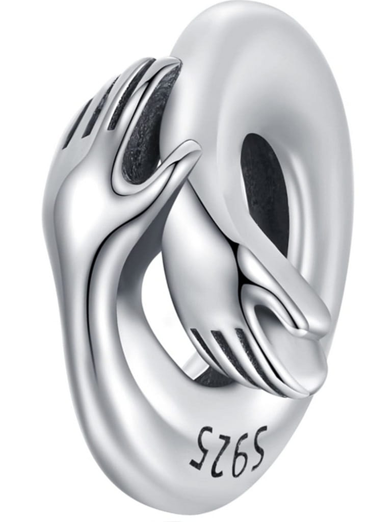Charms do Pandora dłonie objęcia SREBRO s925