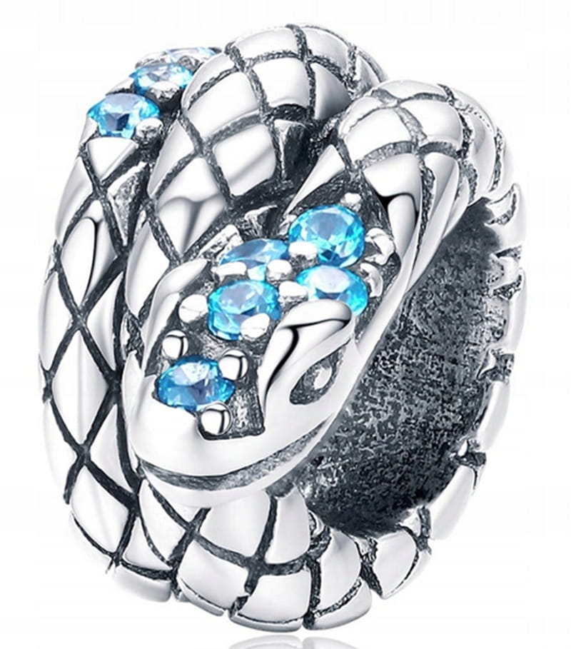 Charms do Pandora WĄŻ żmija próba SREBRO s925