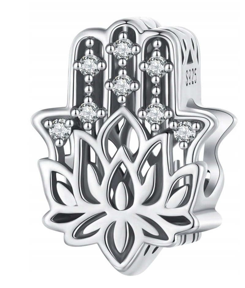 Charms do Pandora dłoń Fatimy opieka próba SREBRO s925