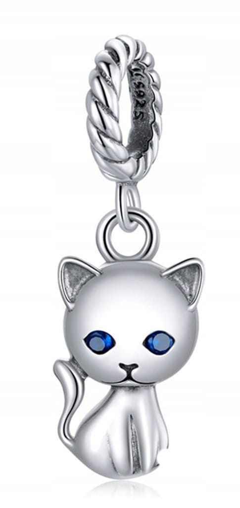 Charms do Pandora Mały Kotek SREBRO próby s925